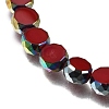 Electroplated Transparent Glass Beads Strands GL-CBA98F0-06A-04-2