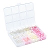 420Pcs 12 Styles Spray Paint ABS Plastic Imitation Pearl Beads MACR-CJ0001-63-6