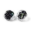 Handmade Foil Glass Beads FOIL-N029-10A-3