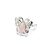 Natural Rose Quartz Finger Ring PW-WG44786-05-1