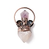 Natural Quartz Crystal Big Pendants G-I324-10R-3