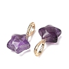 Natural Amethyst Pendants GG-CBAE2A3-02G-02-2