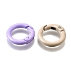 Spray Painted Alloy Spring Gate Rings PALLOY-A022-01A-2