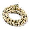 Imitation Dalmatian Handmade Porcelain Beads Strands PORC-H011-06B-3