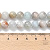 Natural Aquamarine Beads Strands G-F591-29A-8mm-5