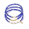 Glass Beads Stretch Bracelets Sets BJEW-JB06575-05-1