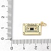 Brass Enamel Pendants X-KK-U062-36G-3