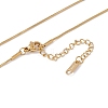 2Pcs 2 Style Ion Plating(IP) 304 Stainless Steel Leaf Pendant Necklaces Set NJEW-G090-05G-5