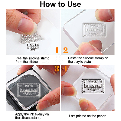 Summer Theme PVC Plastic Clear Stamps DIY-WH0631-0328-1