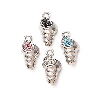 Alloy Rhinestone Pendants RB-CBAA597-01P-1