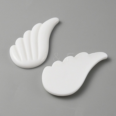 Opaque Resin Cabochons RESI-WH0021-68A-1