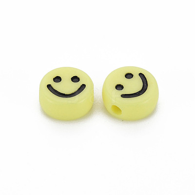 Opaque Acrylic Beads MACR-N008-55-B01-1