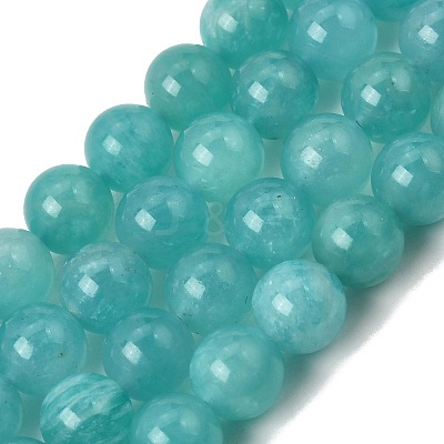 Natural Amazonite Beads Strands GG-CBA54CC-B01-8mm-1