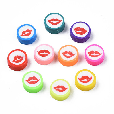 Handmade Polymer Clay Beads CLAY-N011-44A-1