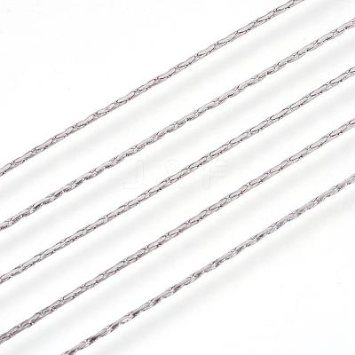 Tarnish Resistant 304 Stainless Steel Boston Link Chains CHS-L017-14P-1