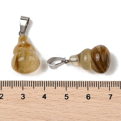 Natural & Synthetic Mixed Gemstone Pendants X-G-B127-03P-1