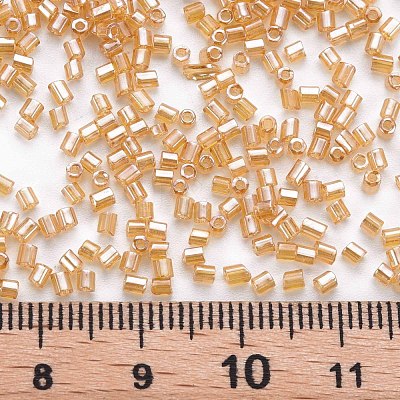 Glass Bugle Beads SEED-S032-11A-102B-1