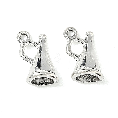 Cheerleader Megaphone Tibetan Style Alloy Pendants TIBEP-NH0001-01D-AS-1