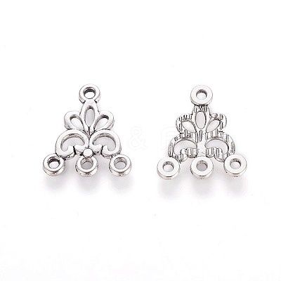 Triangle Tibetan Style Alloy Chandelier Components Links X-LF0178Y-1