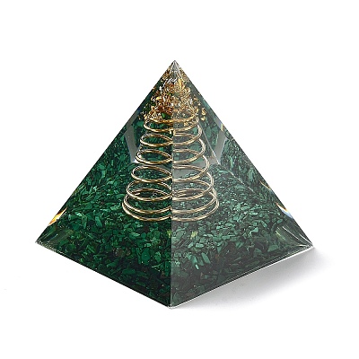 Orgonite Pyramid Resin Energy Generators DJEW-D013-03-1