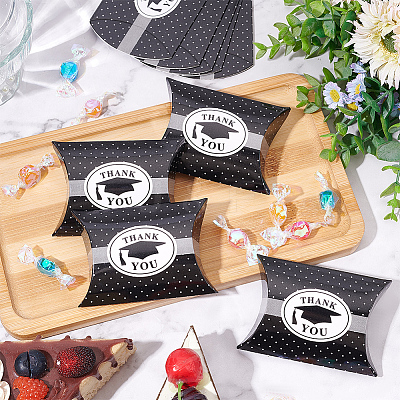 Paper Pillow Candy Box Treat Boxes CON-WH0085-47-1