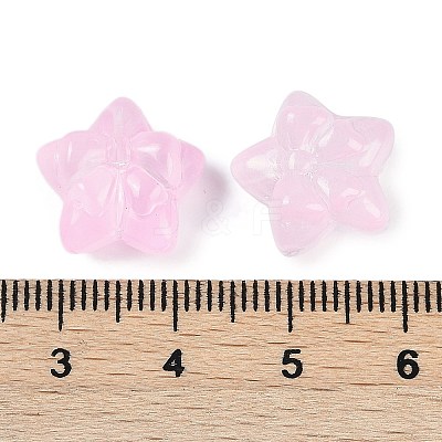 Transparent Spray Paint Glass Beads X1-GLAA-H035-02B-1