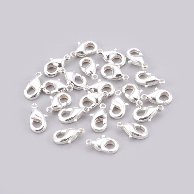 Brass Lobster Claw Clasps KK-T014-121S-1
