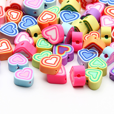 Handmade Polymer Clay Beads CLAY-CJ0001-47-1