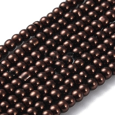 Glass Pearl Beads Strands HY-3D-B40-1
