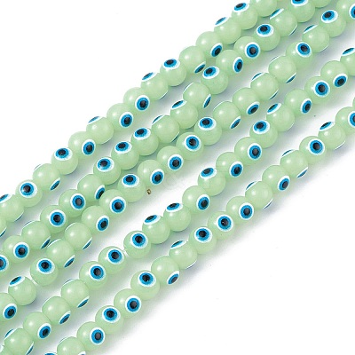 Baking Paint Glass Beads LS-DGLA-C001-02M-1