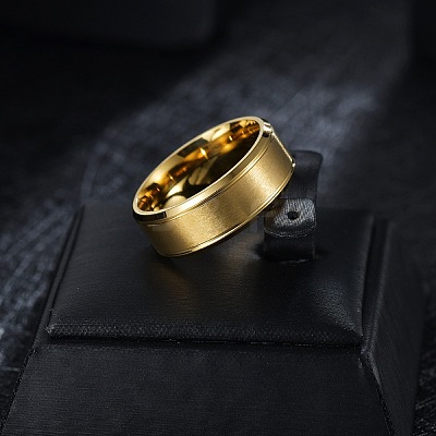 201 Stainless Steel Finger Rings for Women WG1765E-44-1