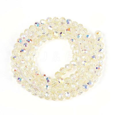 Transparent Glass Beads Strands LS-EGLA-N016-3mm-05-1