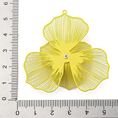 Spray Printed 430 Stainless Steel Big Pendants STAS-P359-02C-1