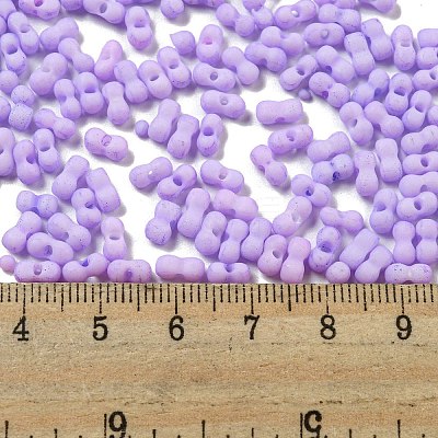 Macaron Color Opaque Frosted Glass Seed Beads SEED-K009-12B-14-1