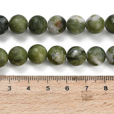 Natural Chinese Jade Beads Strands G-P626-10mm-01B-1