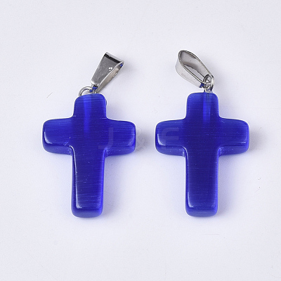 Cat Eye Pendants G-S358-003B-1