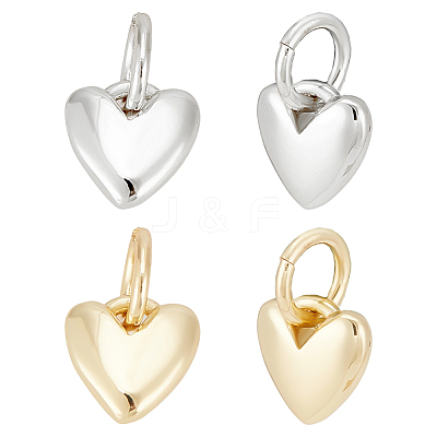 16Pcs 2 Colors Brass Pendants KK-ME0002-17-1