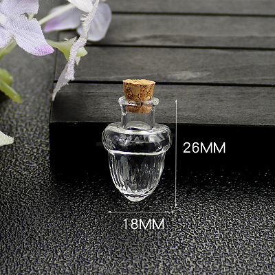 Clear Glass Bead Containers PW-WG33348-05-1