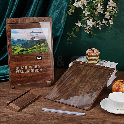 A4 Acrylic Price Display Stands ODIS-WH0086-718-1