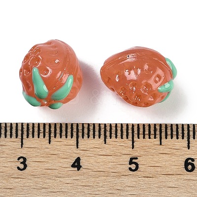 Handmade Lampwork Beads Strand LAMP-I027-10D-1