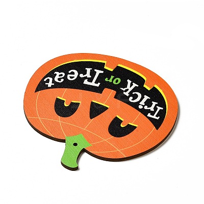 Single Face Printed Wood Big Pendants WOOD-I010-08D-1