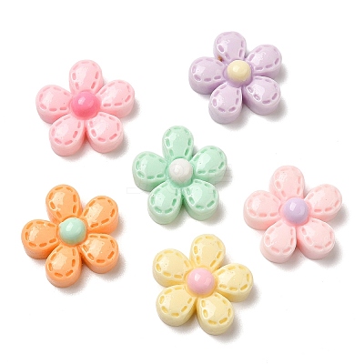 Opaque Resin Cabochons X-RESI-K027-19-1
