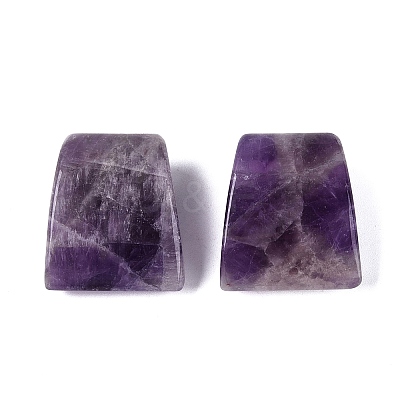 Natural Banded Amethyst Pendants G-G602-07G-1