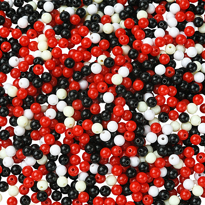Opaque Acrylic Beads SACR-PA0001-04A-03-1