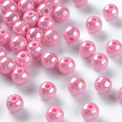 Opaque Acrylic Beads MACR-S370-D8mm-A02-1