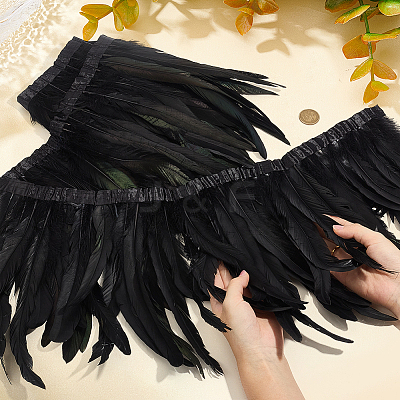 Fashion Feather Cloth Strand Costume Accessories DIY-WH0308-838-1