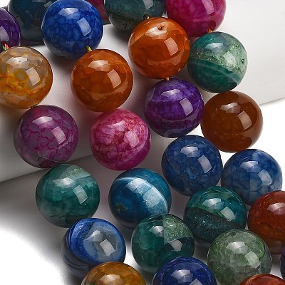 Natural Dragon Veins Agate Beads Strands GG-L001-L01-02A-1
