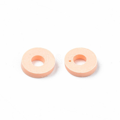 Handmade Polymer Clay Beads Strands CLAY-R089-6mm-033-1