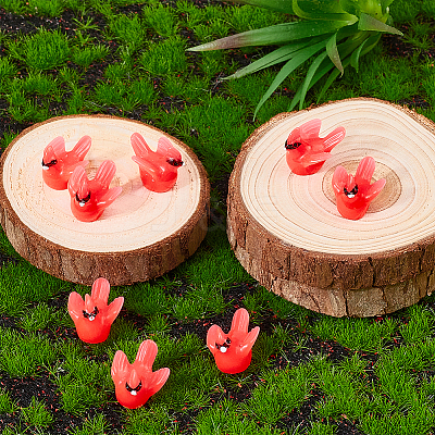 70Pcs Resin Bird Display Decoration AJEW-PH0007-27-1
