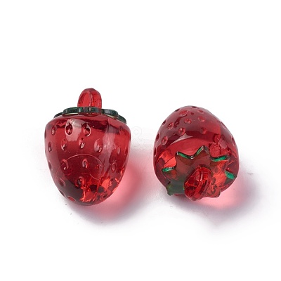 Transparent Korea Acrylic Pendants X-OACR-L009-C02-1
